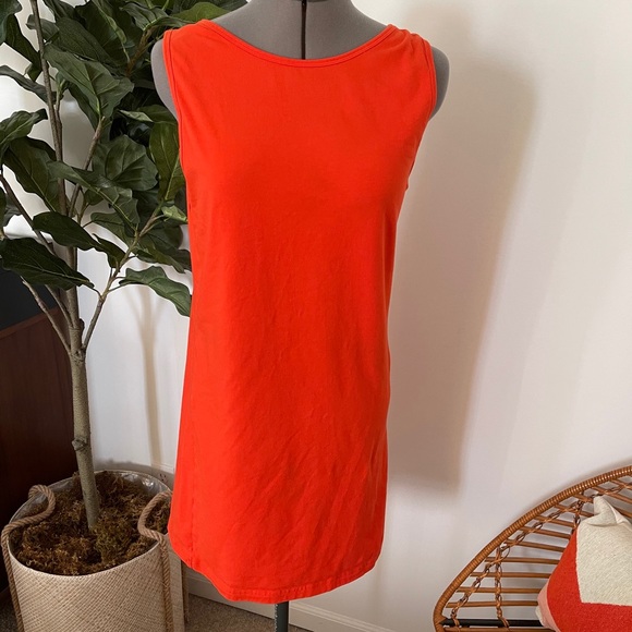 American Apparel Orange Mini Dress - Picture 1 of 8